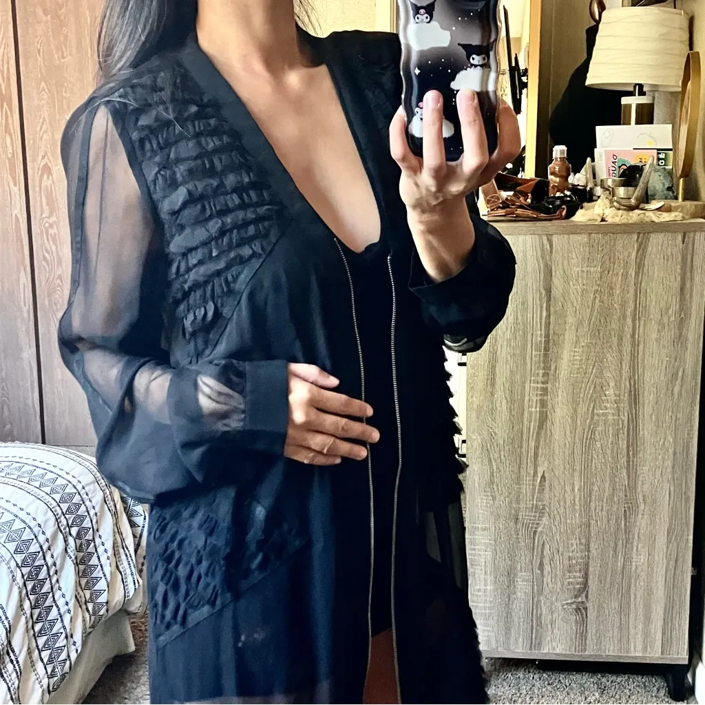 Sachin + Babi chiffon cardigan - Image 3