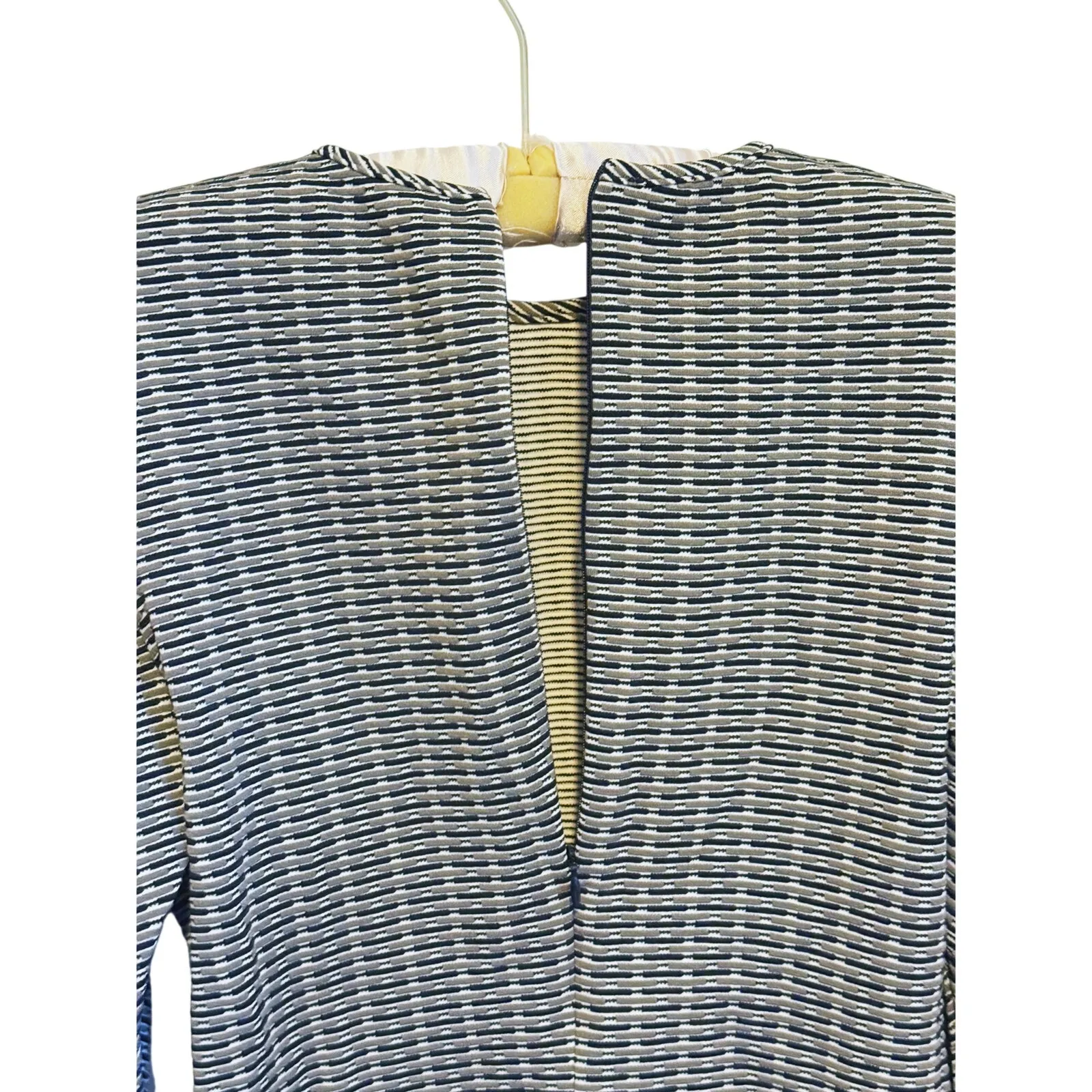 Beaufille Cursa Old Money Textured Knit Puff Sleeve Blouse Small Green Academia - Image 11