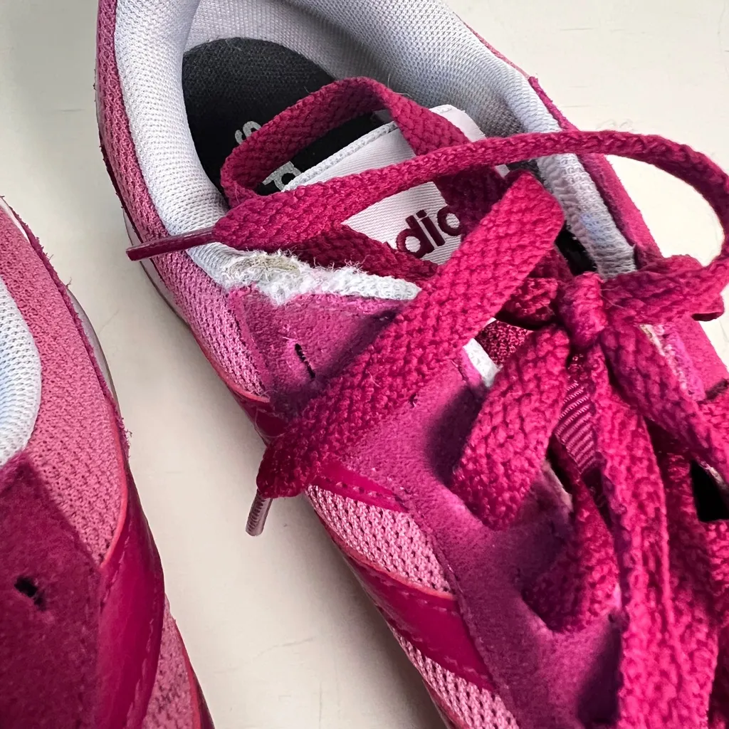 Adidas Women’s Pink Low Top Lace-Up‎ Sneakers Size US 8.5 B43788 - Image 12