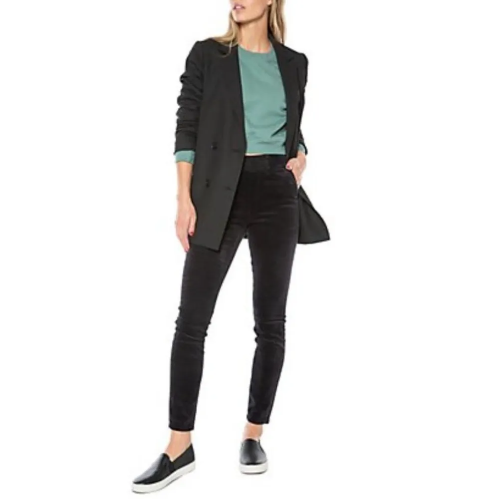 Juicy Couture California Skinny‎ Pull-On Corduroy Pants - Size 8 - Black - NWT - Image 10