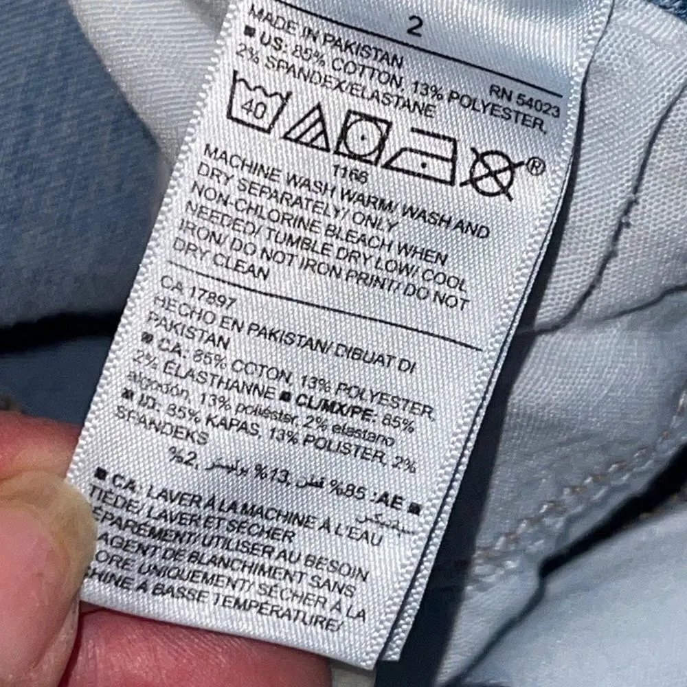 Old Navy Womens Rockstar Super Skinny Jeans Secret Slim Pocket Distressed Blue 2 - Image 7