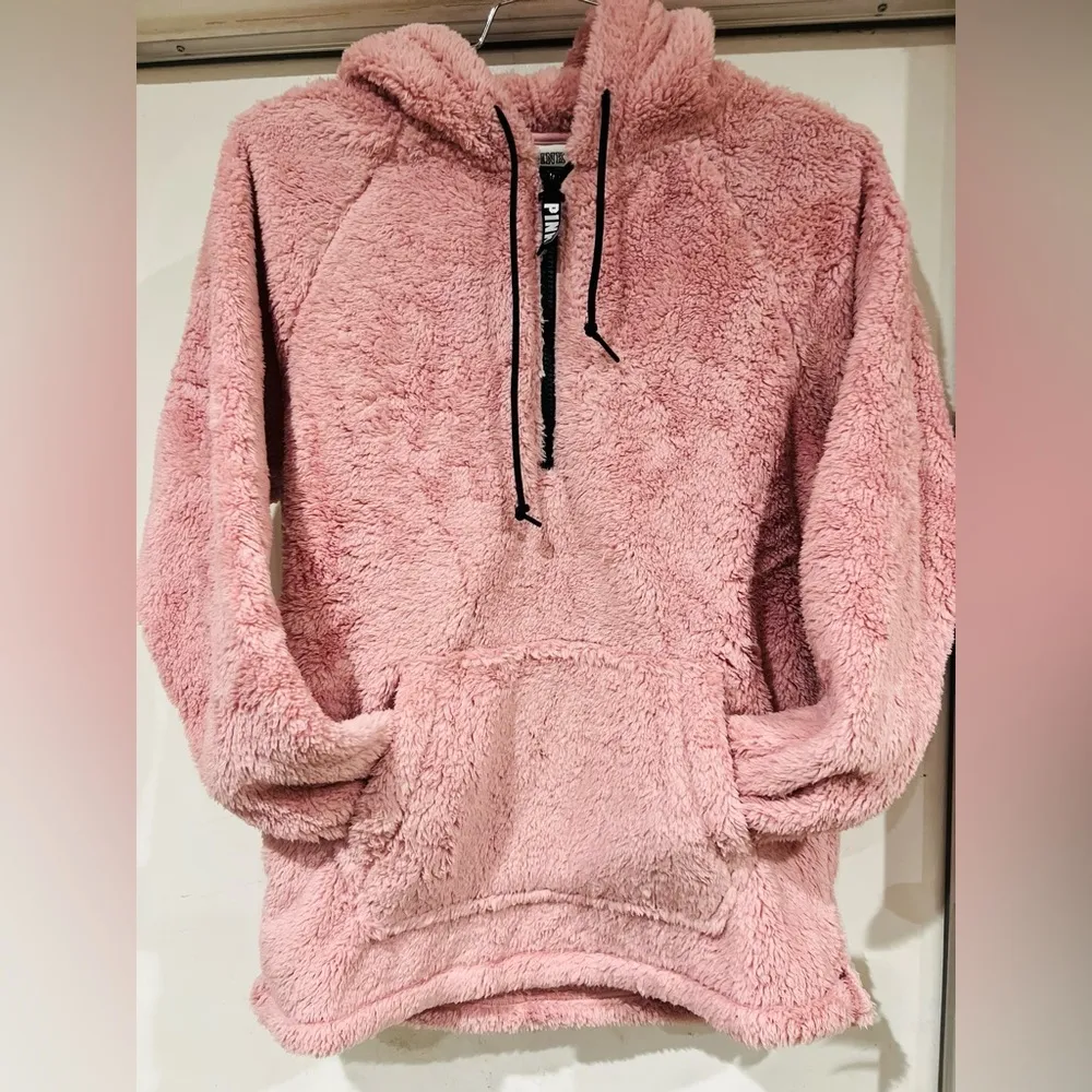 Victoria secret teddy bear HOODIE  size small NEW - Image 8