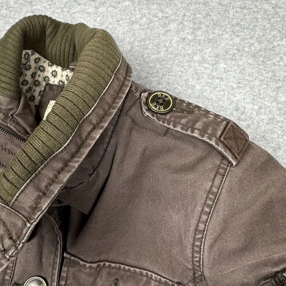 Buckle Brown Bomber Jacket - Image 10