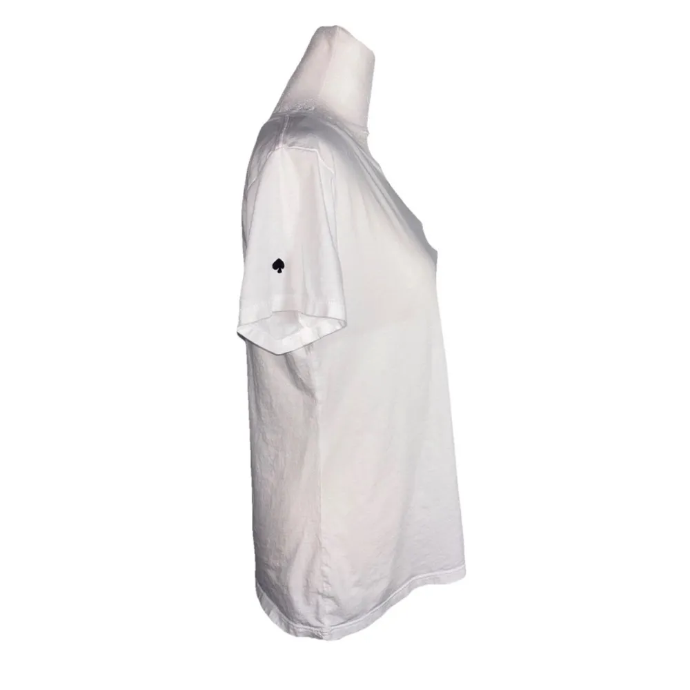 Kate Spade Disney Collab Minnie Patch Tee Short Sleeve Fresh White Medium - Image 13