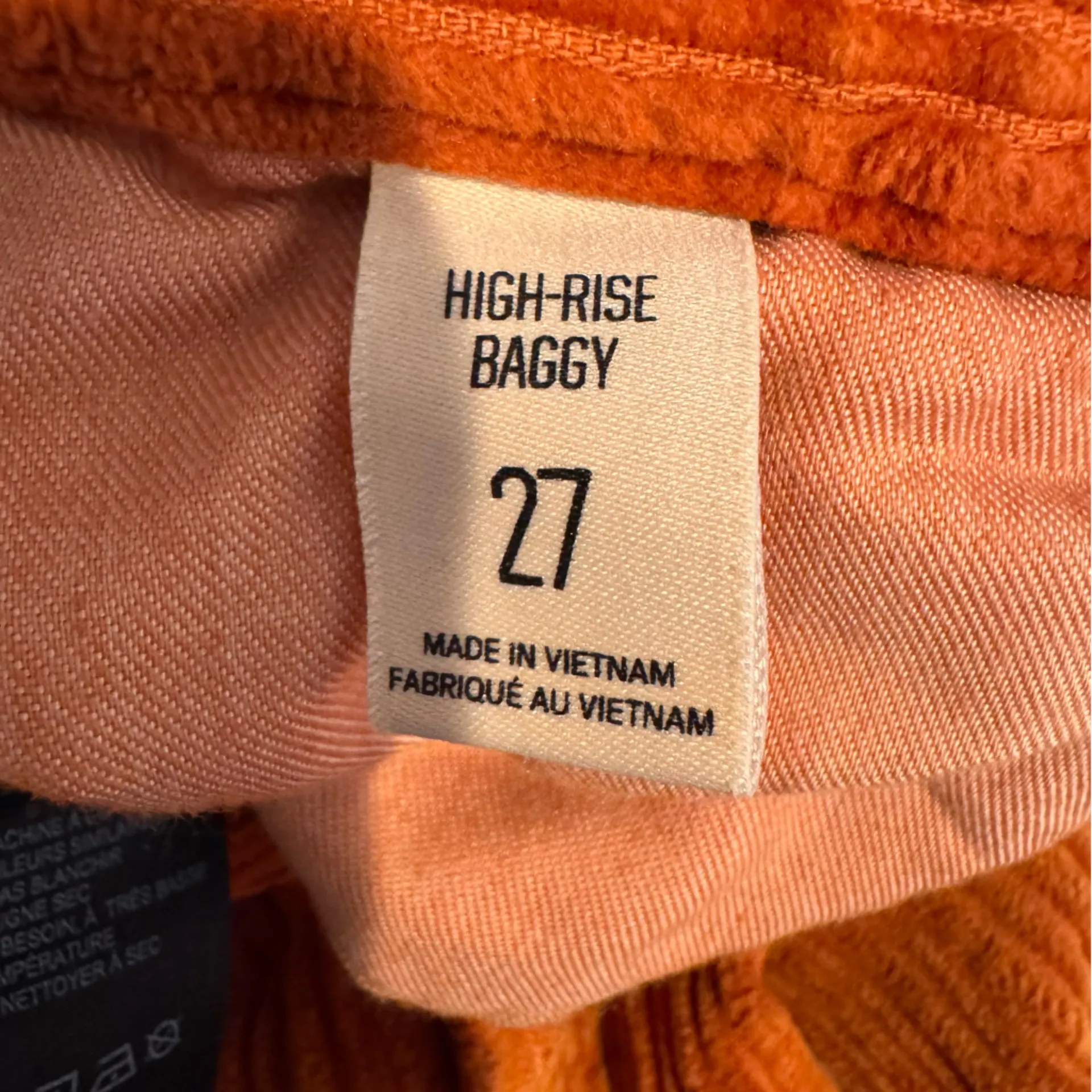 Urban Outfitters BDG Corduroy High Rise Baggy Pants Size 27 - Image 7