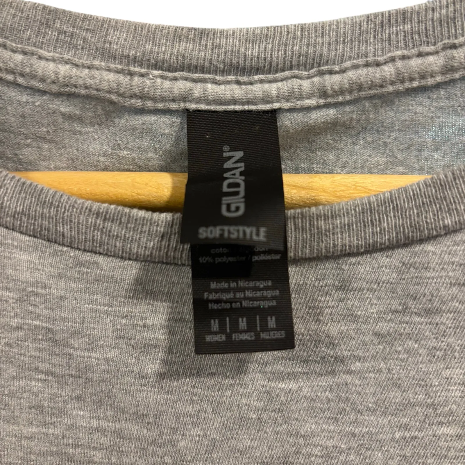 Vintage Y2K Hawaii surf graphic tee t-shirt grey aloha vacation, size medium - Image 2