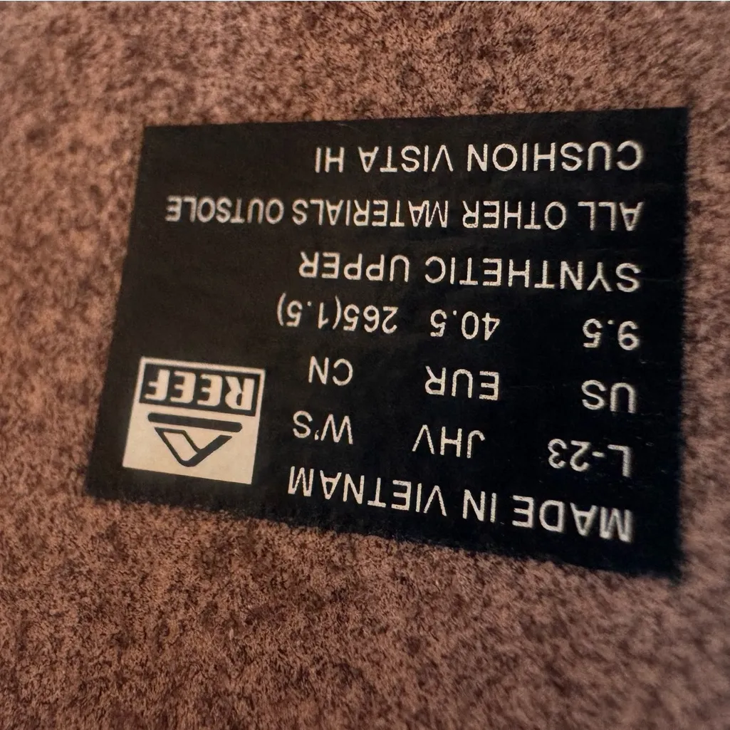 Reef Cushion Vista Hi Platform Sandals | Brown Leather | Size 9.5 - Image 8