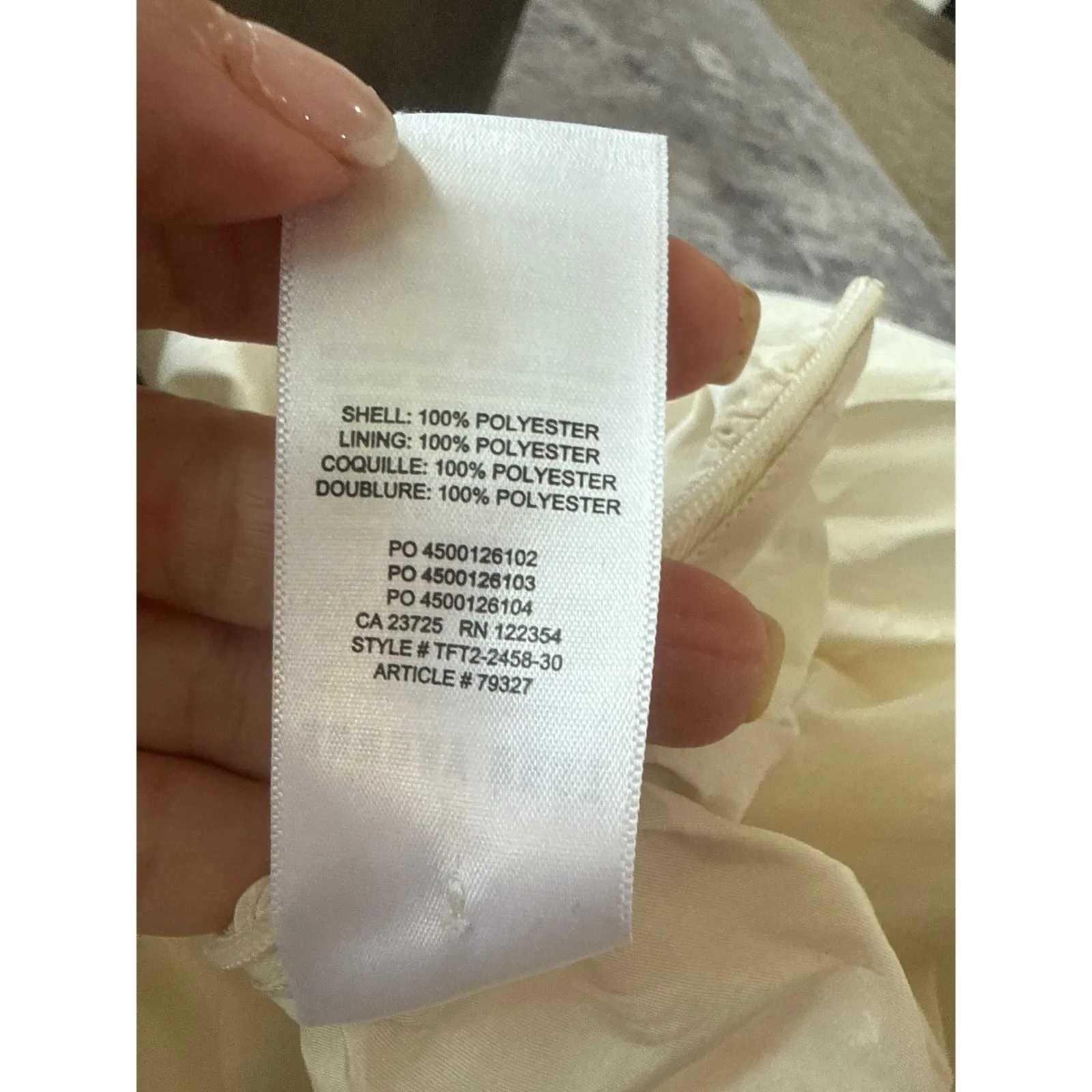 NWT Sunday Best Cream Ruched Sweetheart Long Sleeve Crop Top Sz 10 - Image 7