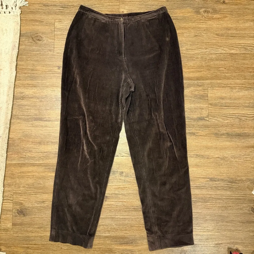 Piazza Sempione Dark Brown Corduroy Trousers - Image 5
