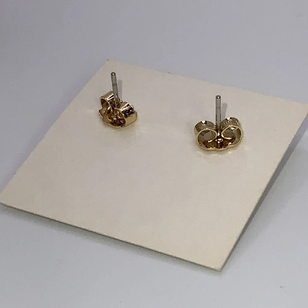 Vintage Avon Western 24K Gold Plated Oval Rope Edge 1/2” Earrings - Image 3