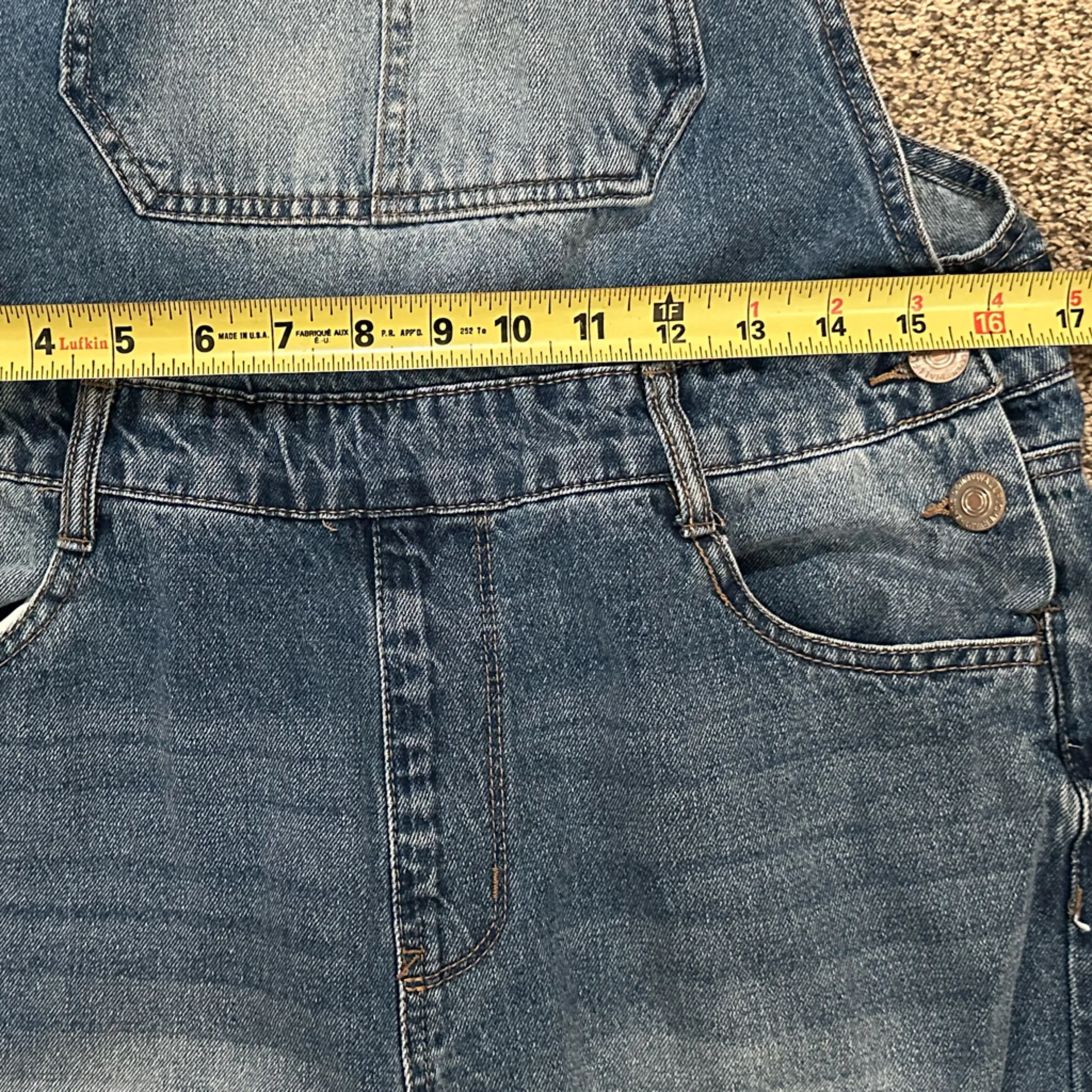 Wallflower Blue Denim Overalls Size undefined - Image 11