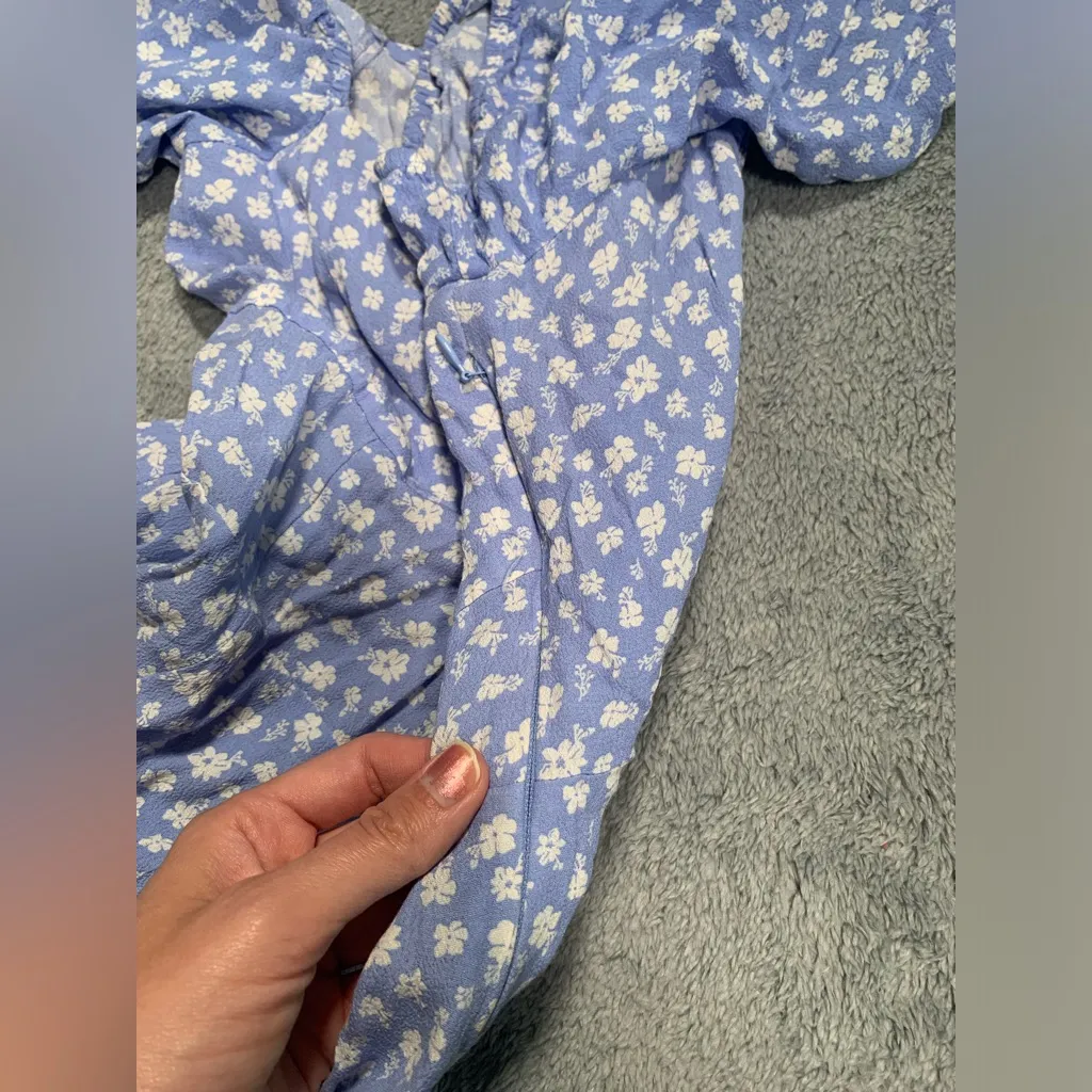 & other stories blue white floral dress Los Angeles atelier - Image 8