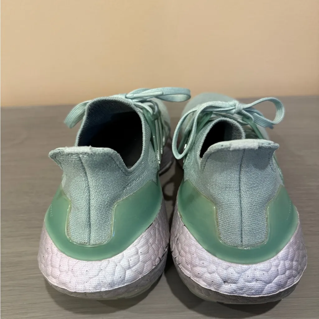 Adidas ULTRABOOST 21 Parley Hazy‎ Green Running FY0408 women's sz 7.5 - Image 3