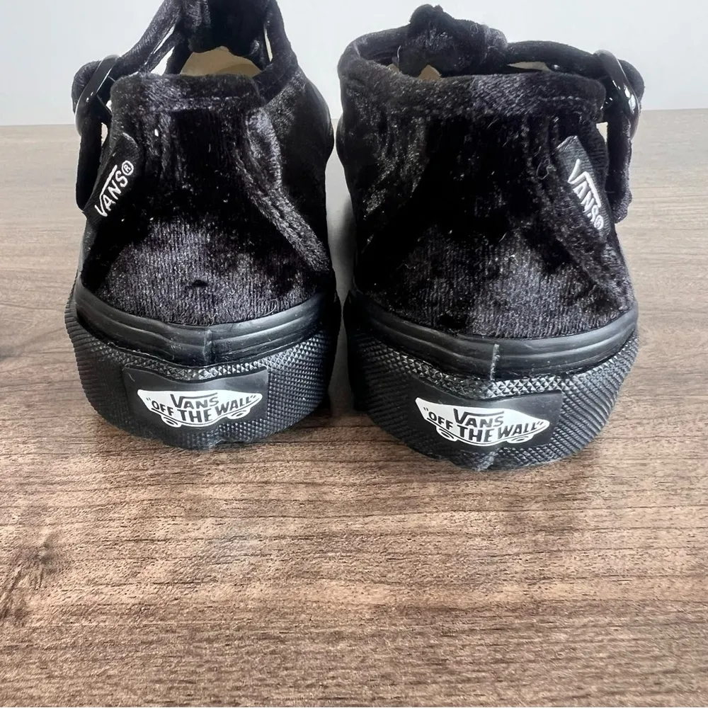 VANS Unisex Crushed Velvet Mary Jane Shoe Size 5 or 4 #B1842 - Image 4