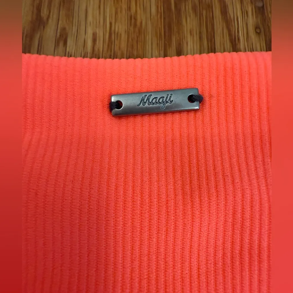 Maaji Reversible Retro Flowers Bikini Bottoms Size Large - Image 7