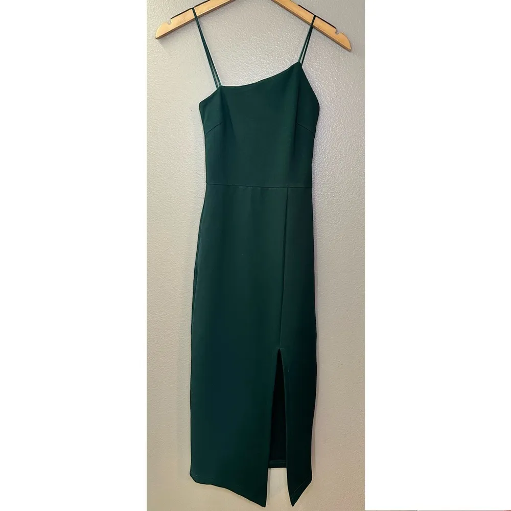 NWT Beginning Boutique The Cecilia Bodycon Midi Dress Emerald - Image 8