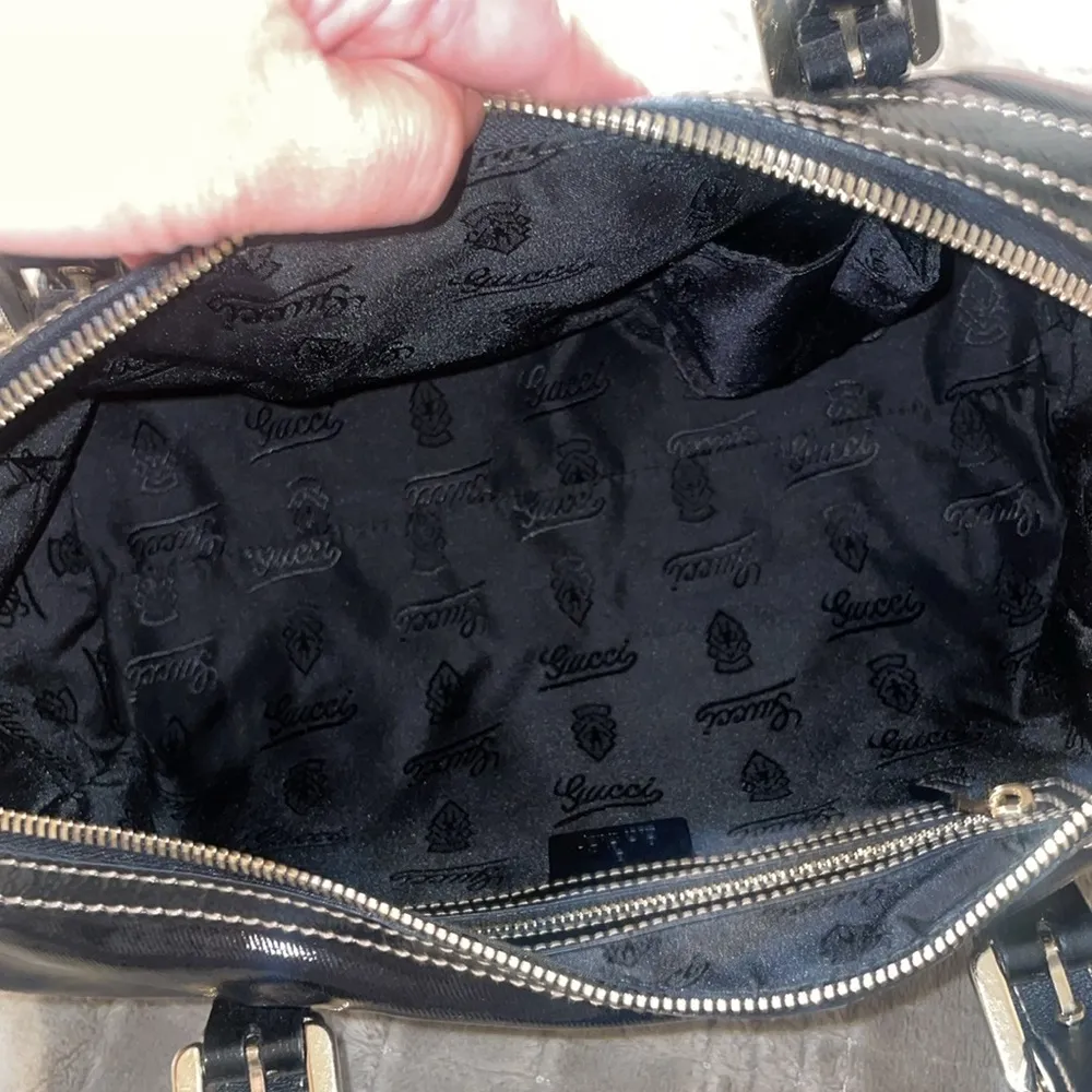 Gucci  Britt Web Boston Duffle Bag - Image 11