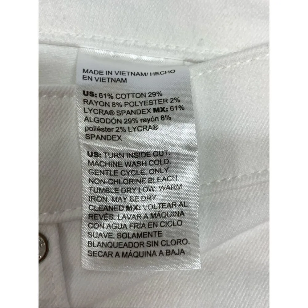 Chico's Women's So Slimming Girlfriend Slim Leg Jeans White Size 20W - Image 8