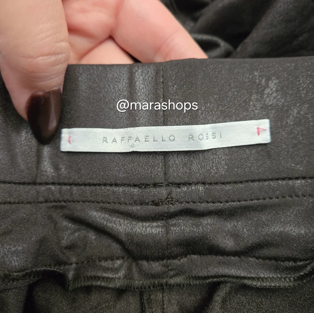 Raffaello Rossi Candy Vegan Leather Jogger Dark Brown Size 8 - Image 7