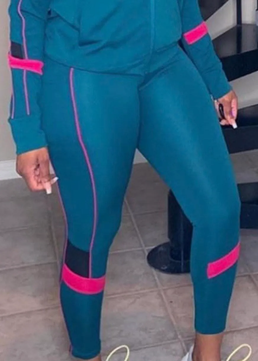 NWT DARK TEAL 2pc Jogger SetSMALL Blue - Image 4