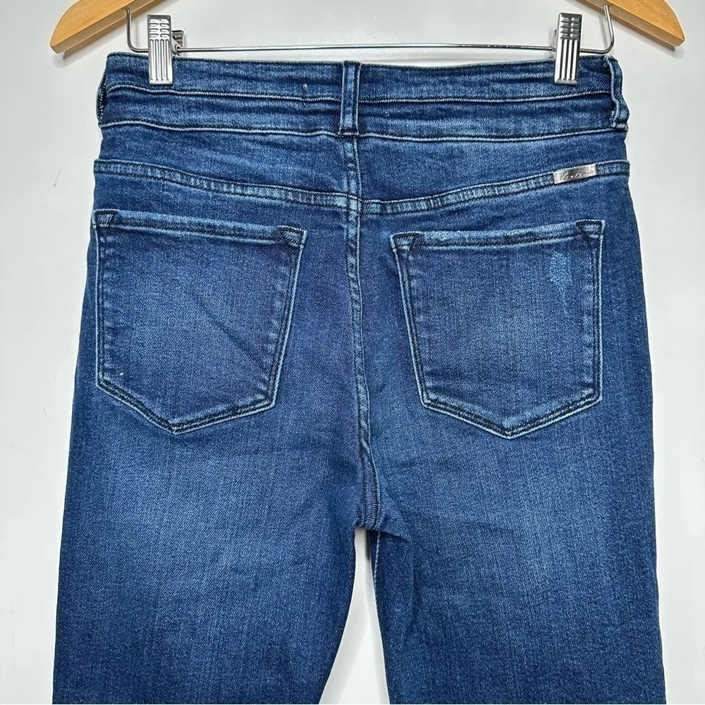 KanCan Cadence Ultra High Rise Slim Straight Jeans Size 28 Blue - Image 9