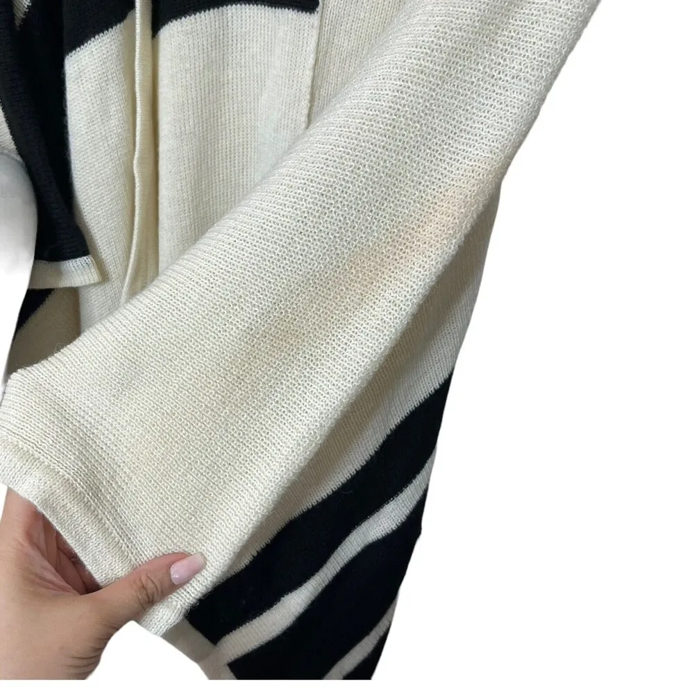 Brochu Walker Alpaca Wool Color Block City Open Poncho Cape Women’s One Size - Image 10