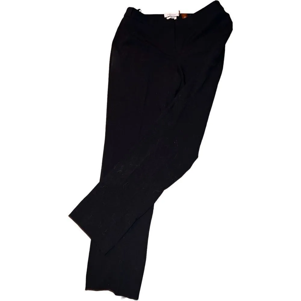Cute fit black high line slacks! Stretchy comfy! - Image 3