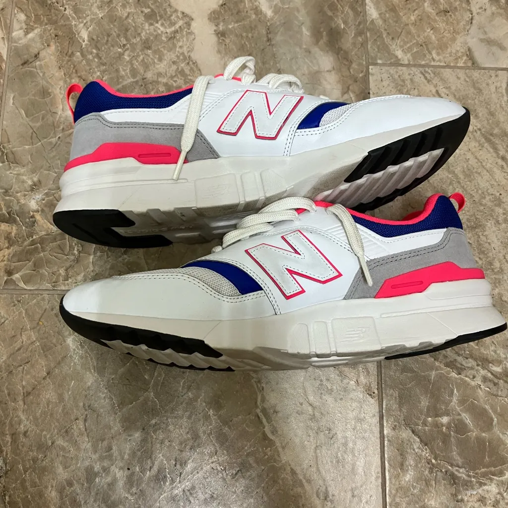 New Balance 997H Sneakers white pink and blue color - Image 4
