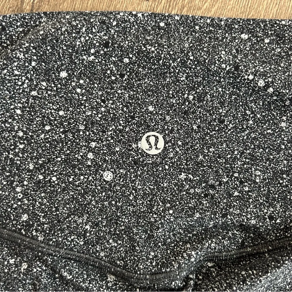 Lululemon Align Pant II 25in Luminesce Splatter Ice Grey Black 2 - Image 6