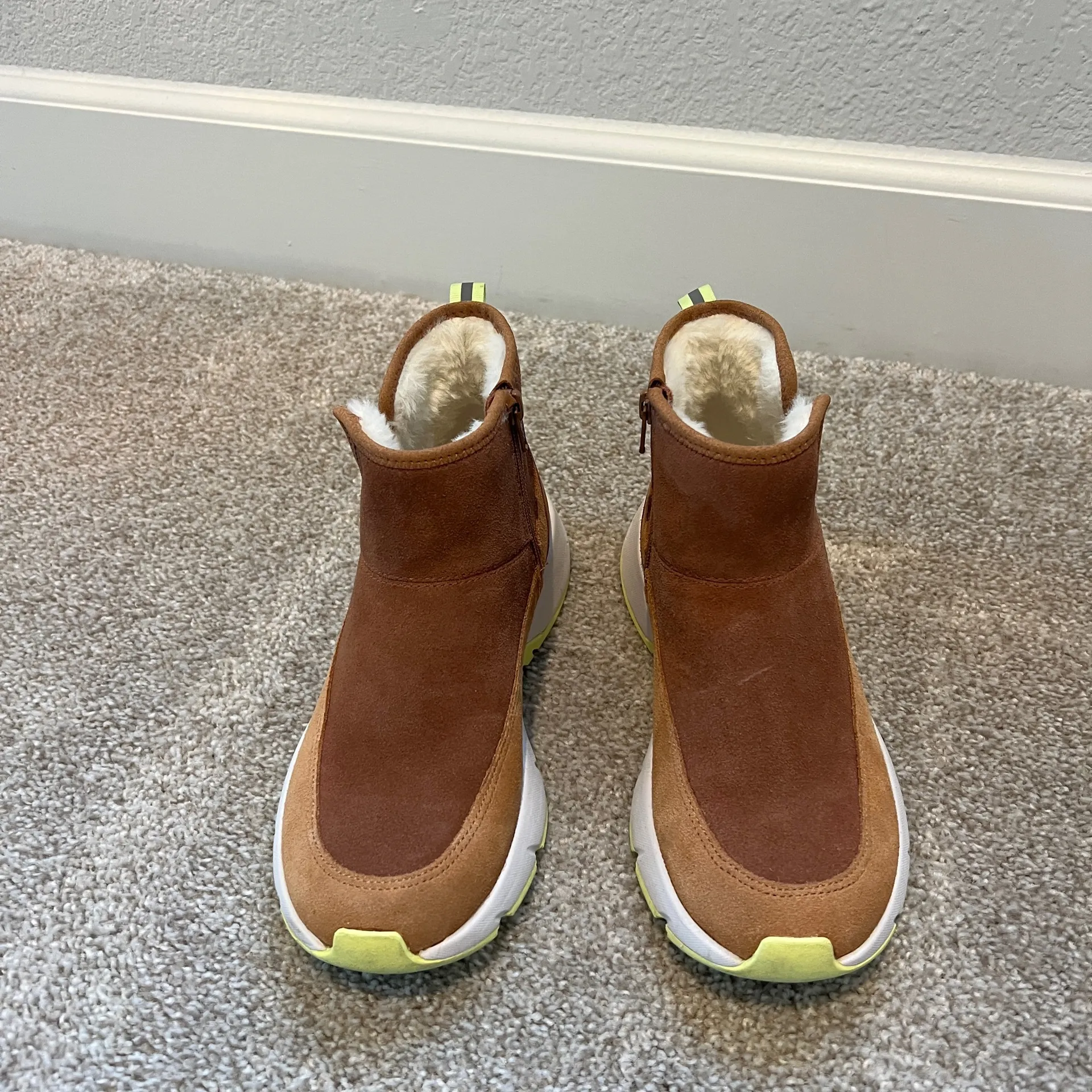 Nurture By Lamaze Rainier Suede High Top Cold Weather Platform Booties Size 8M    - Image 2