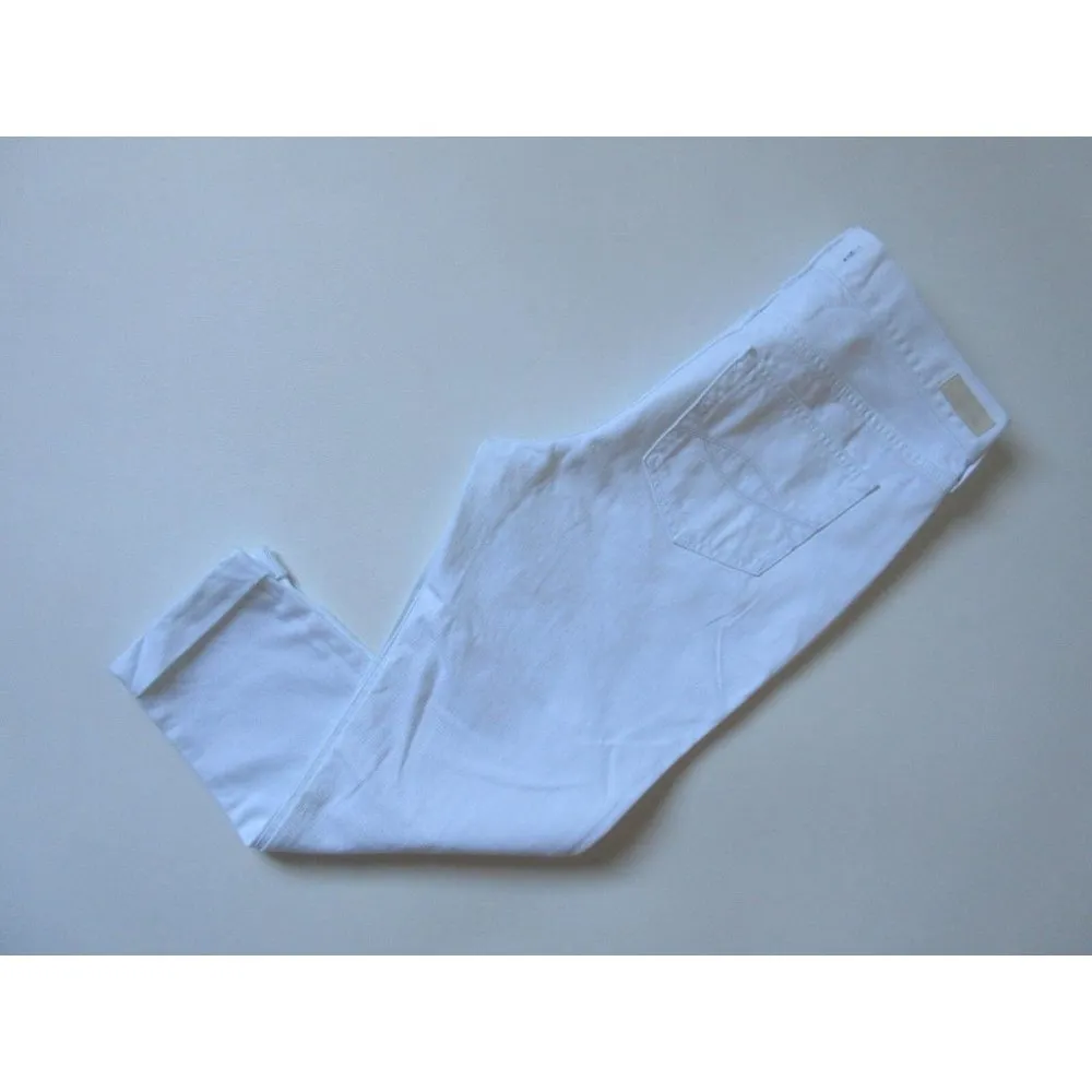 NWT Abercrombie & Fitch The A&F Boyfriend Straight in White Jeans 30 - Image 4