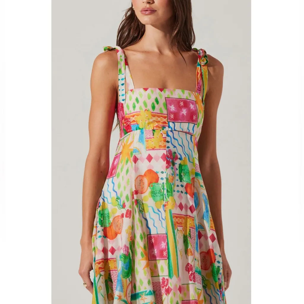 ASTR the Label Shiann Mix Print Sundress New! - Image 5
