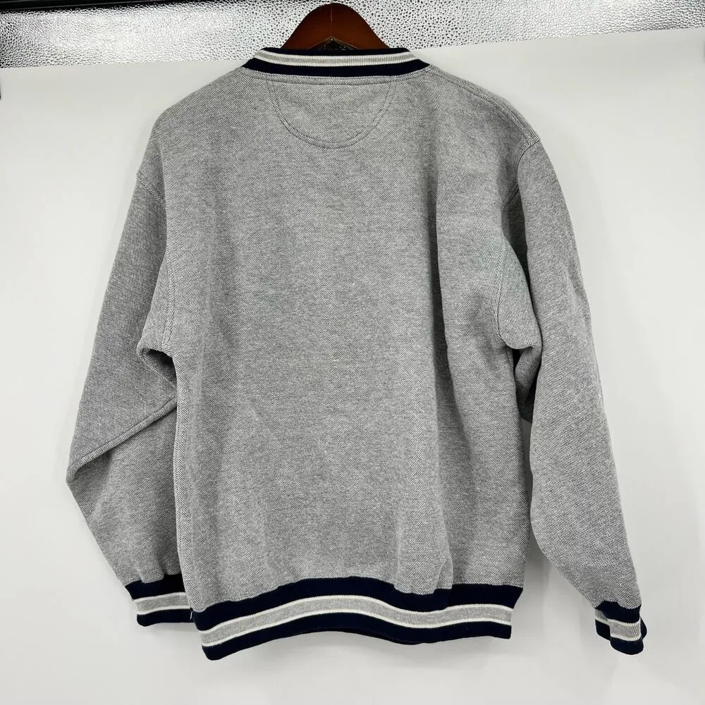 VINTAGE Cape Cod gray sailing nautical pullover sweatshirt unisex size large - Image 3