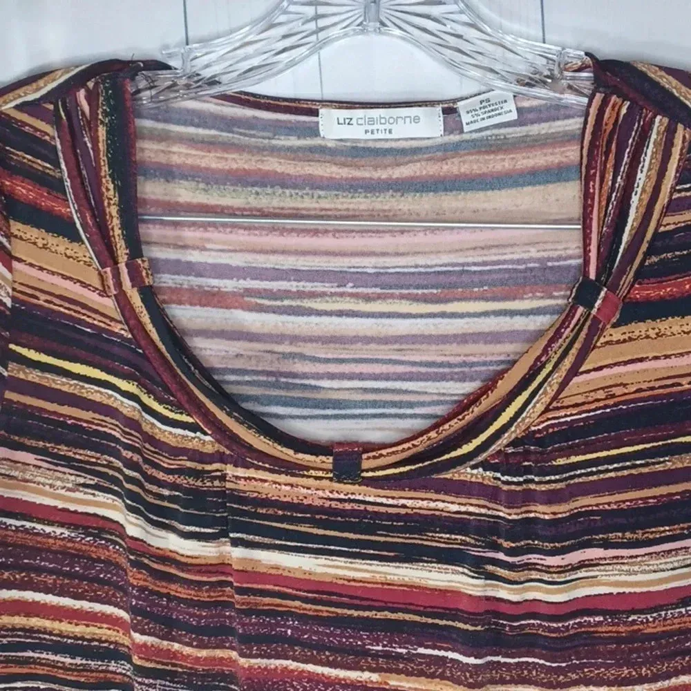 Liz Claiborne striped shirt - Image 2