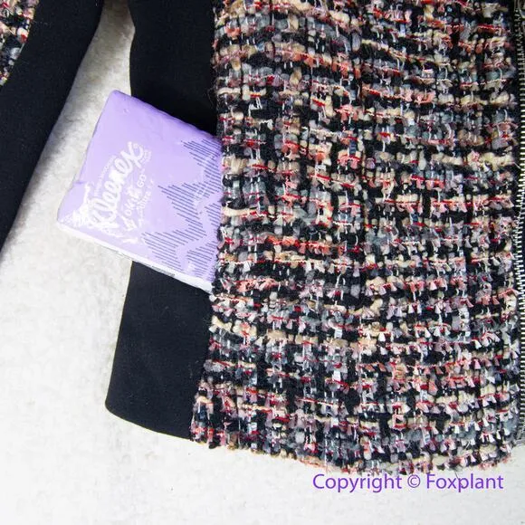 New! White House‎ Black Market tweed Multi Color Blazer, size 00P - Image 6