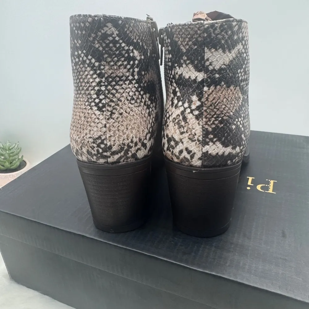 Women’s Pierre Dumas Taupe Snake Boot - Image 3