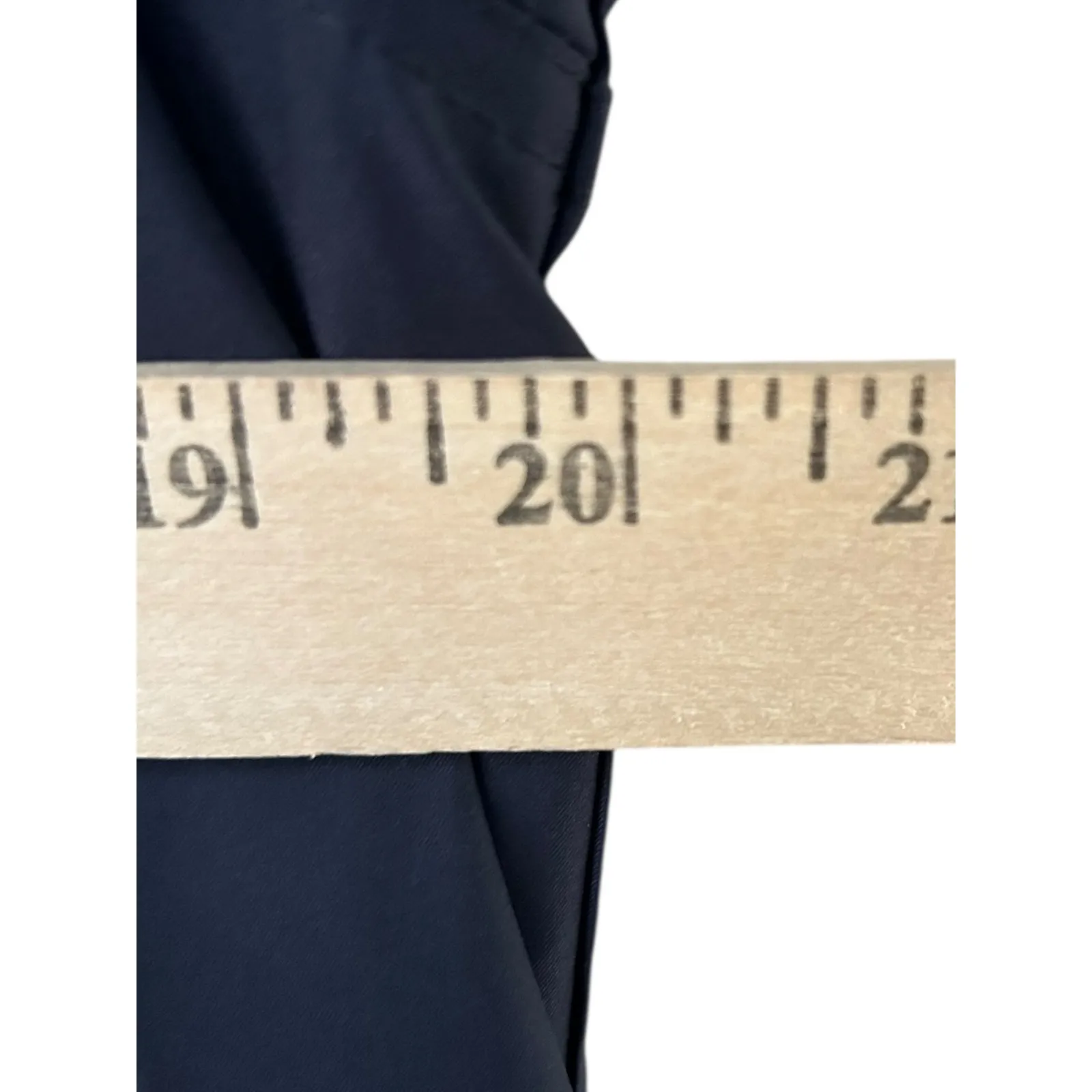 Tory Burch Sport Down Feather Parka Coat Navy Hooded Puffer Insulated Sz XS READ - Image 10