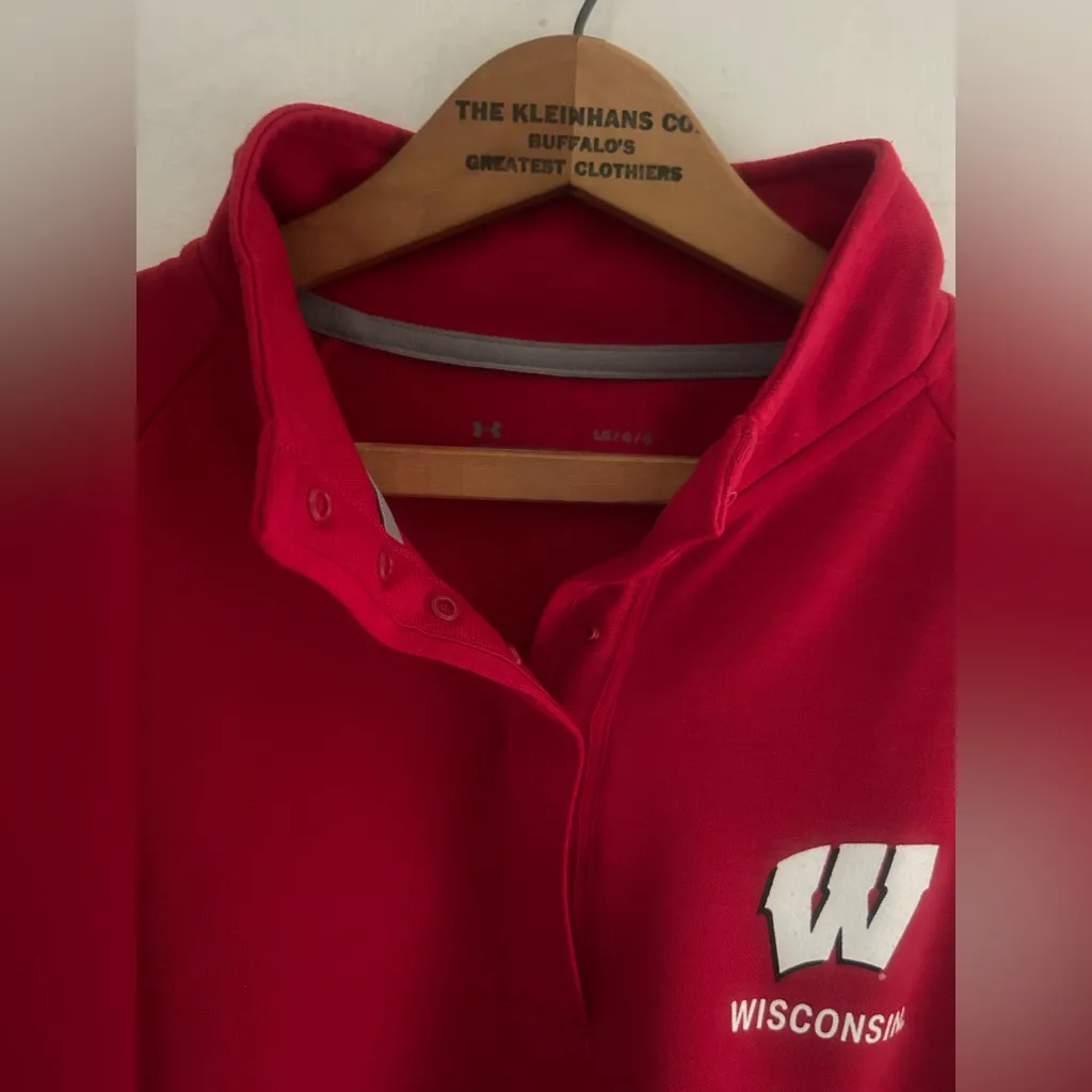Women's Wisconsin popover long sleeve shirts. Size large.  NWOT 
My item. - Image 7