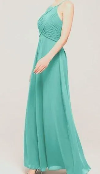 David's Bridal AW Aderes Bridesmaid Prom Formal Special Occasion Wedding Guest Dress, Blue, 14 - Image 3