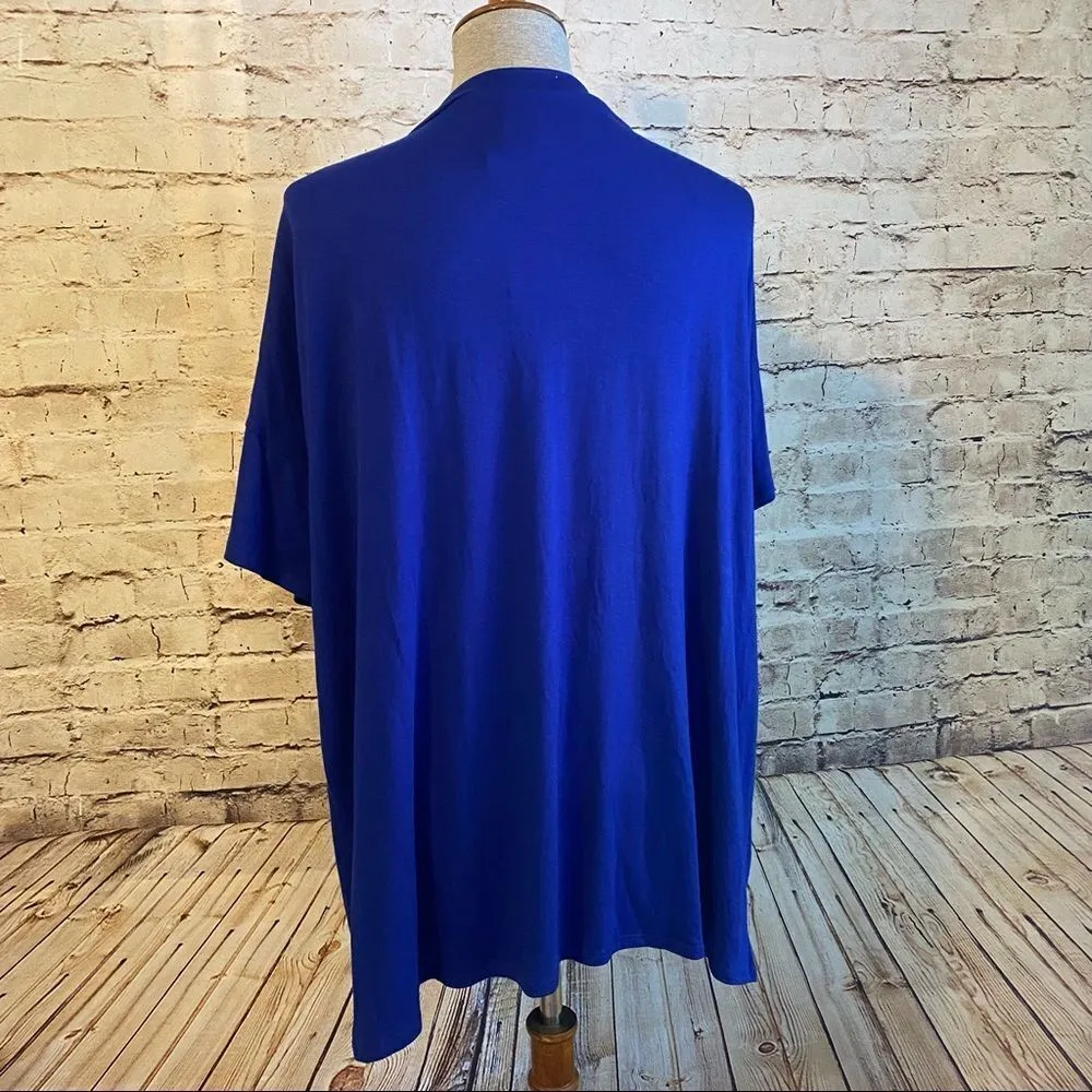 NWT Sew In Love Oversized Graphic Tee Chasing Dreams XL Blue - Image 5