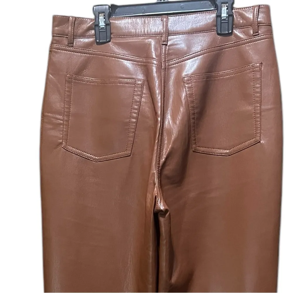 Aritzia Wilfred Melina Vegan Leather Pant Size 10 - Image 11