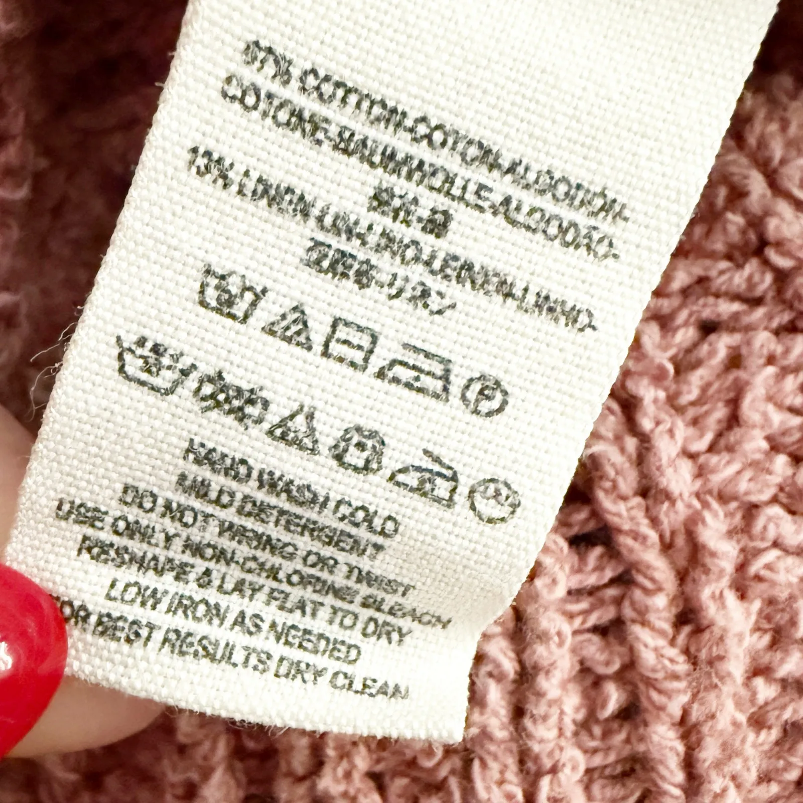 FREE PEOPLE | Mauve Pink Wrap Cardigan Sleeveless Vest Sloppy Pocket | Small - Image 6