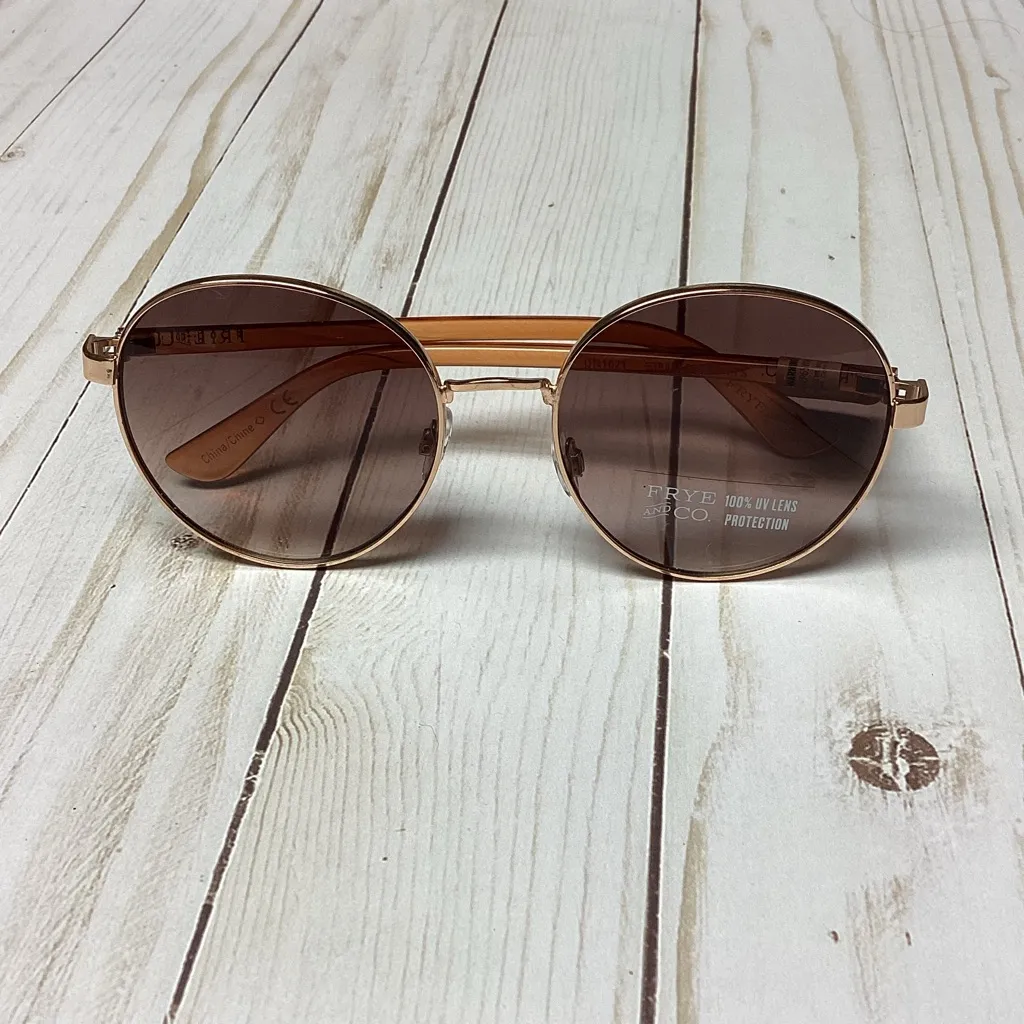 NWT Frye And Co. Gold Frame Sunglasses - Image 6