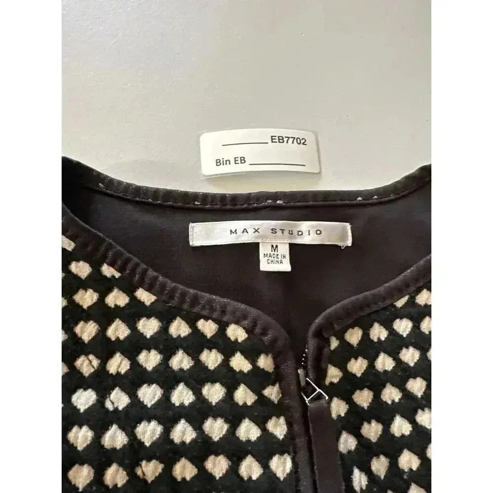 Max Studio Medium Zip Up Blazer/Jacket - Image 6