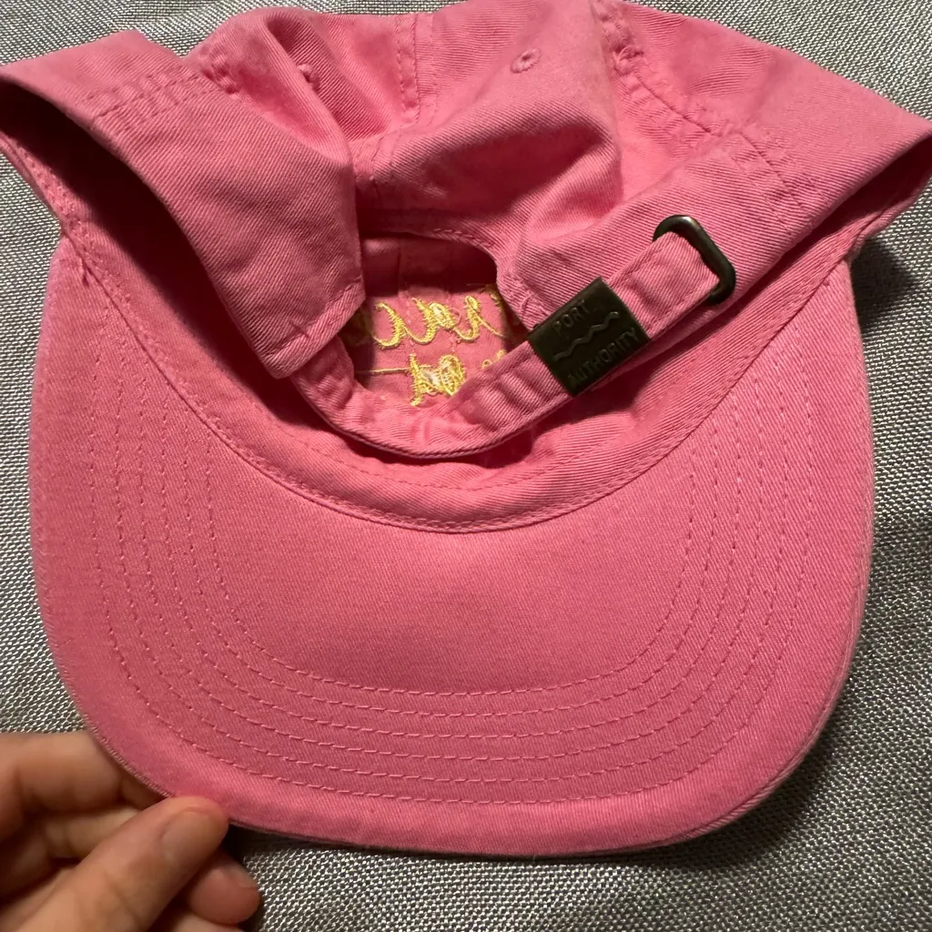 Grace Over Perfection Port Authority Pink Cap - Image 2