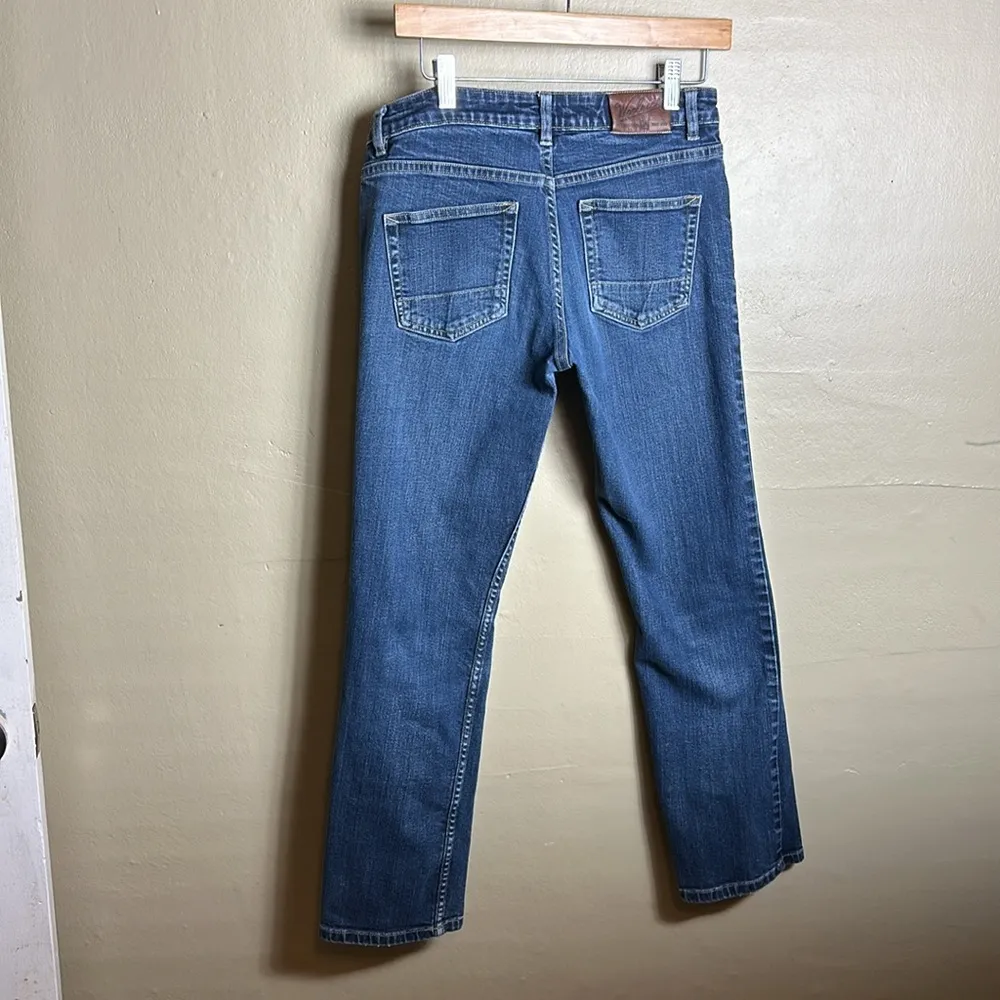 Woolrich Jeans Size 6 Womens Mid Rise Dark Wash Blue Denim Straight - Image 6