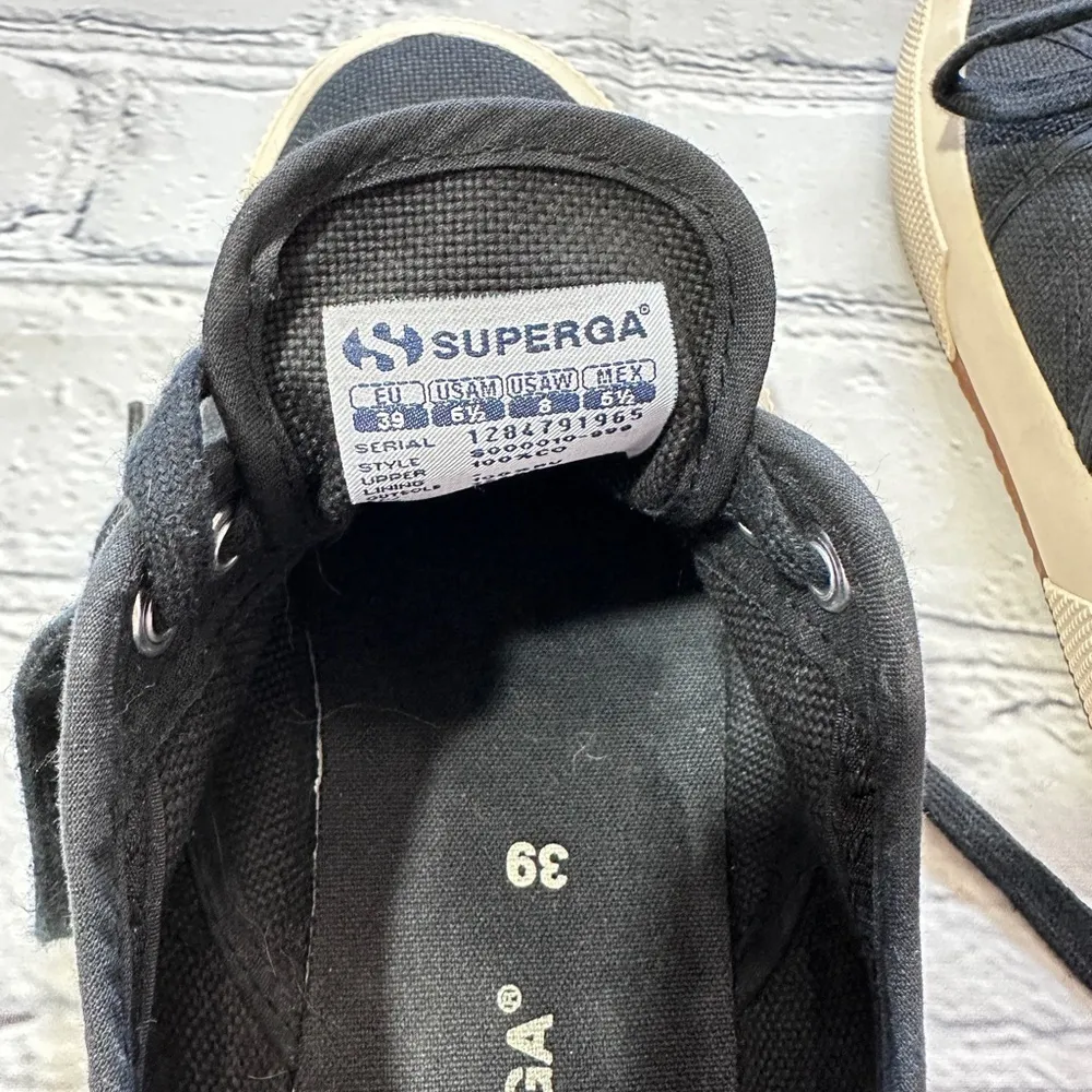 Superga 2750 Cotu Sneakers in Black - Image 7