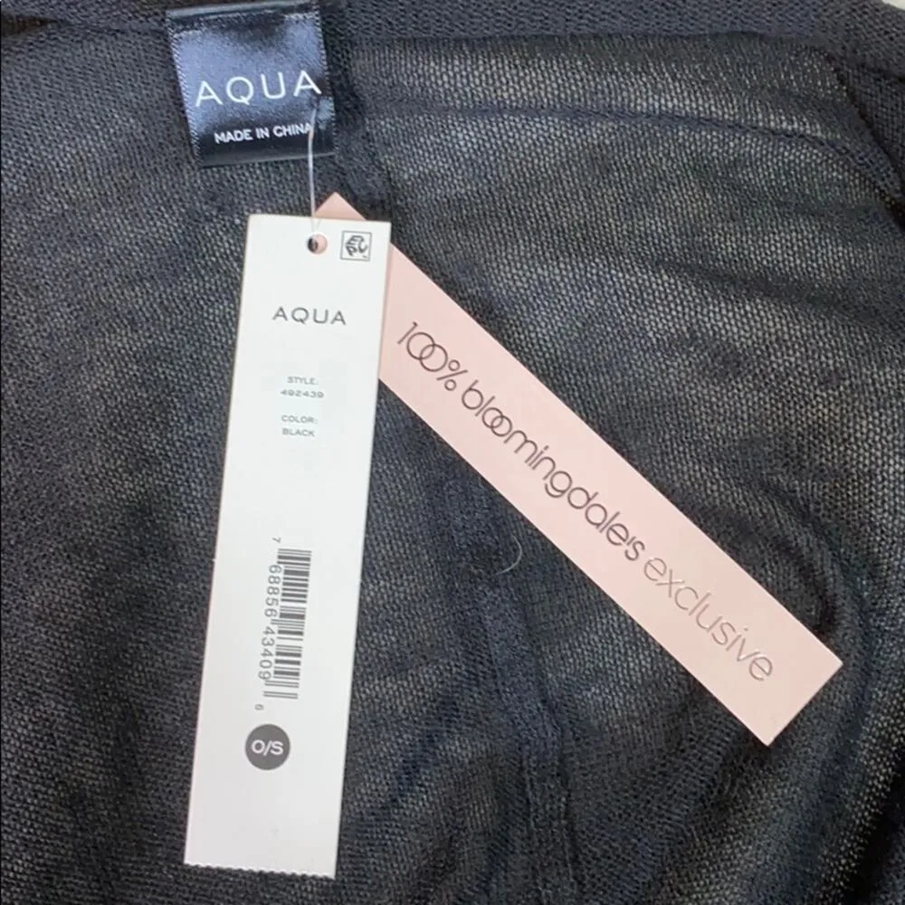 Aqua Cocoon Fringe Poncho One Size NWT - Image 7