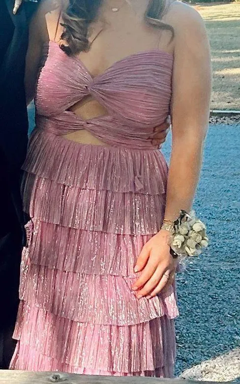 tiered prom dress - Image 3