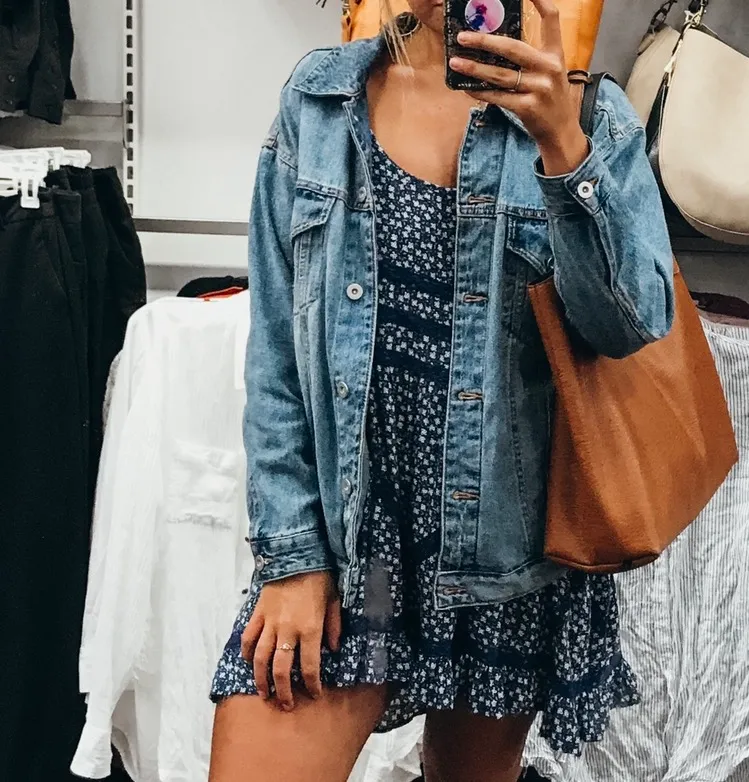 Wild Fable Oversized Jean Jacket - Image 7